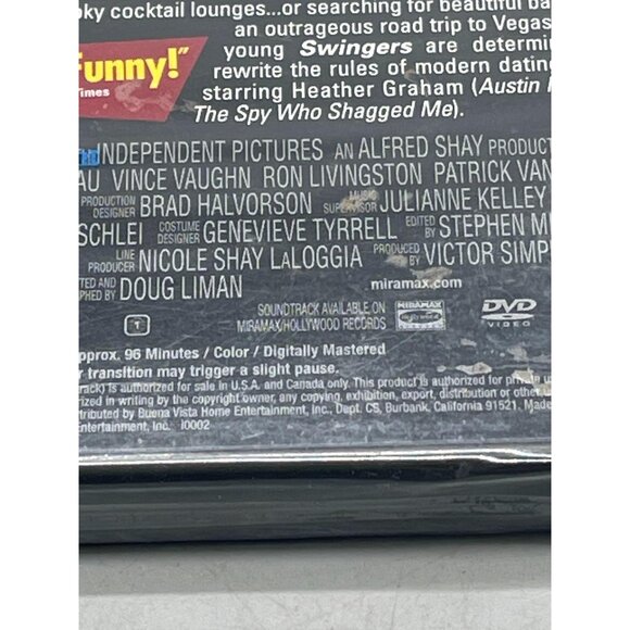 Swingers Miramax Collector's Series DVD Deluxe edition rated R English READ - Picture 4 of 5